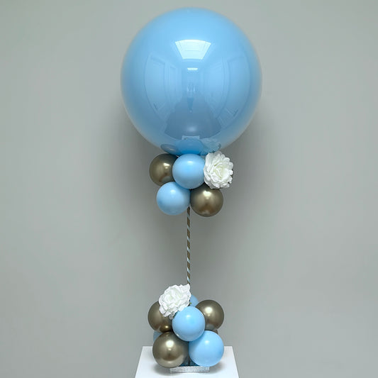 TABLE BALLOON TOWER WITH FLORAL