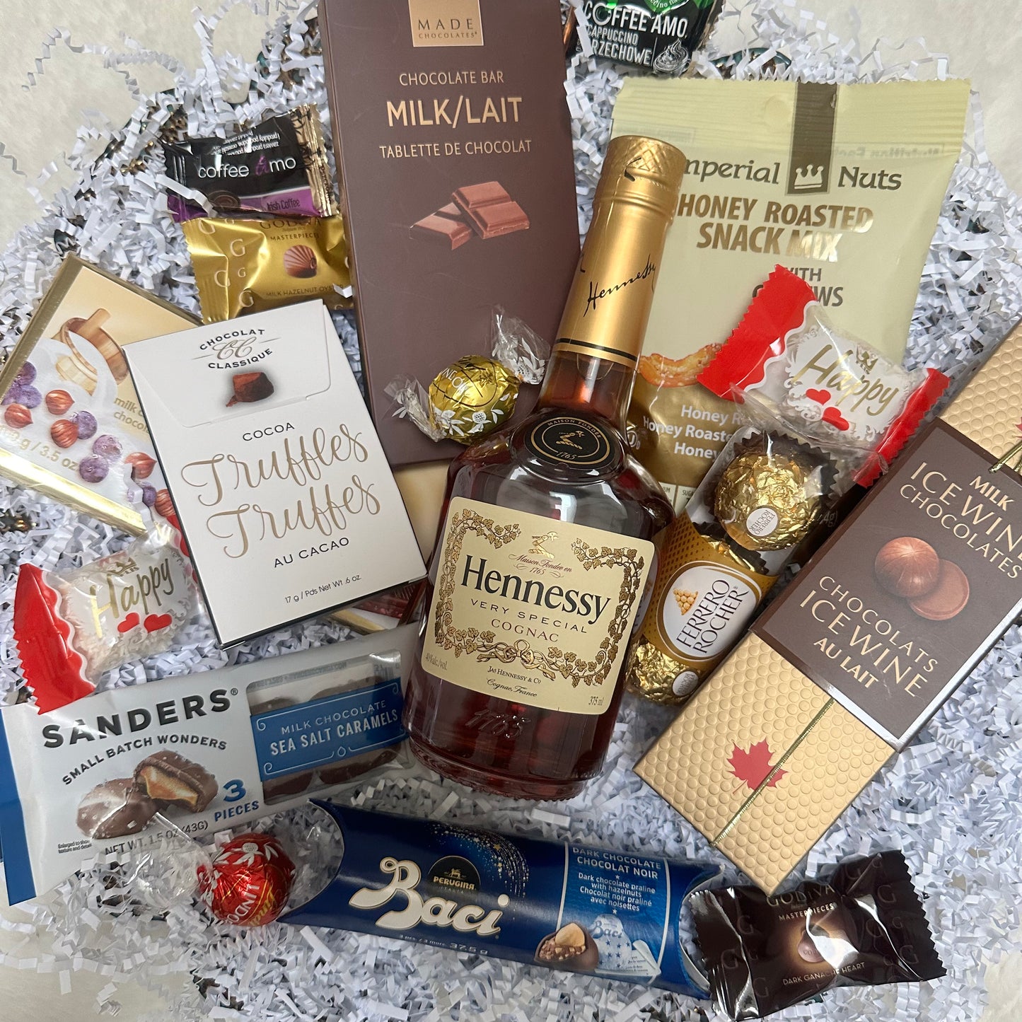 CHOCOLATE/NUTS & HENNESSY 375ML