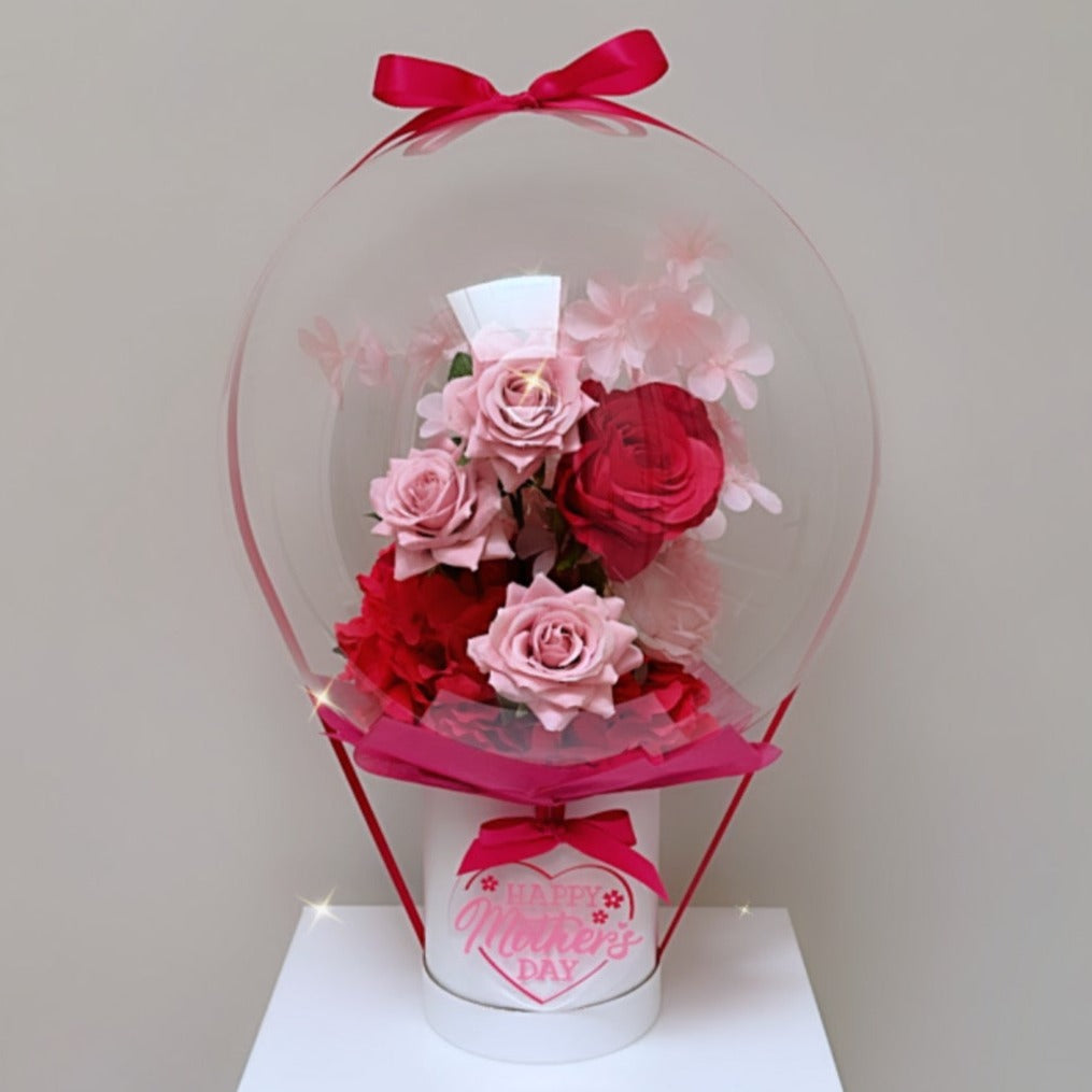 FLORAL BUBBLE - DARK PINK