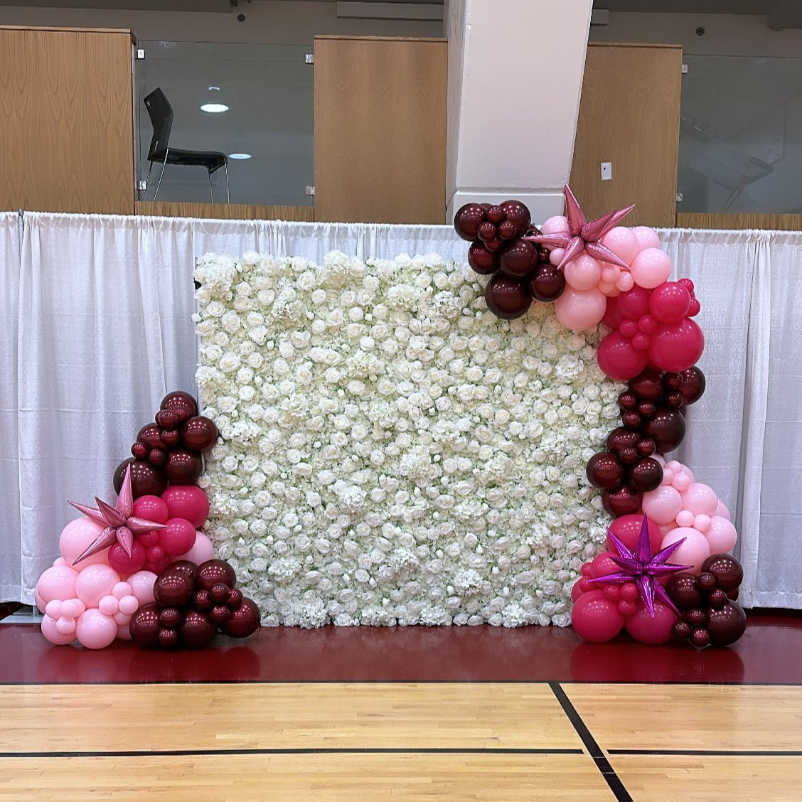 5D WHITE FLORAL WALL
