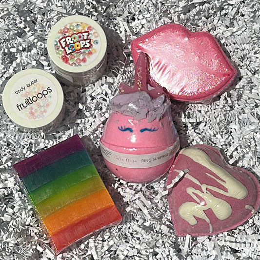 KIDS BATH BOMB/SOAP SET #4