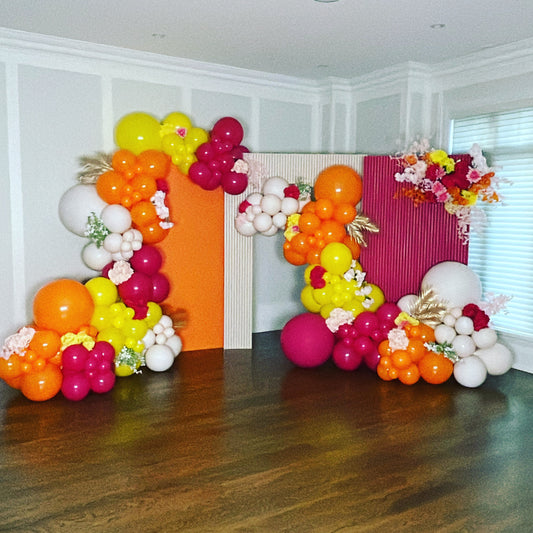 LUXE SET UP WITH BALLOONS AND FLORAL STARTING AT $1450