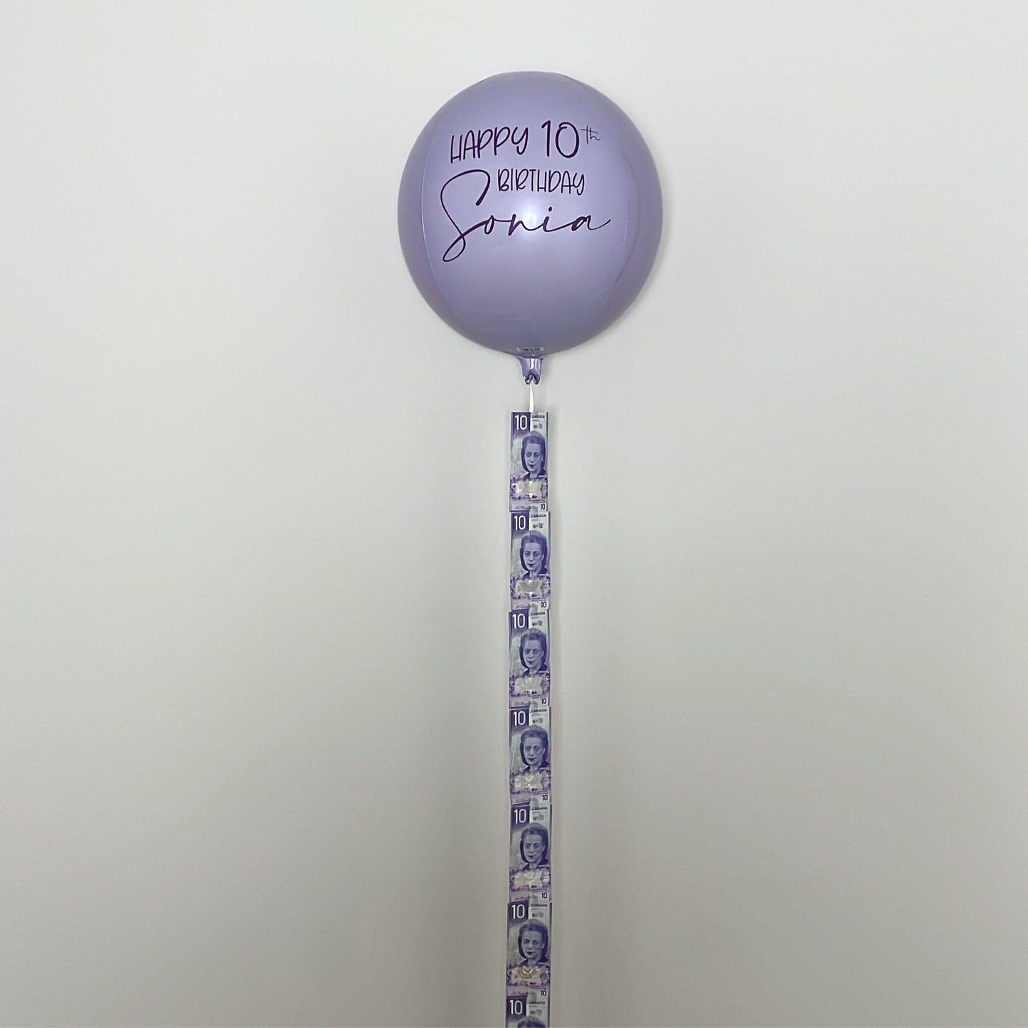 MONEY BALLOON - SOLID COLOUR $80