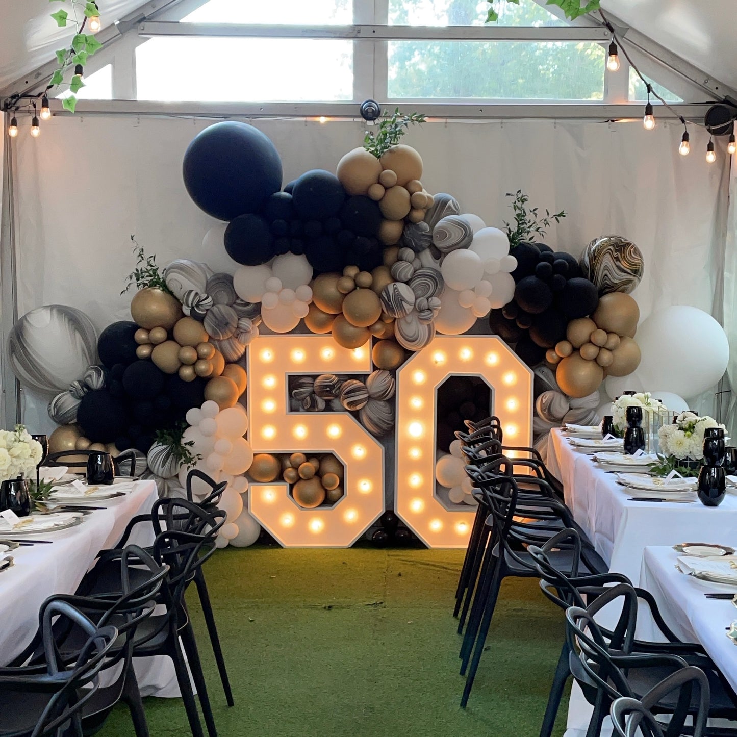 BALLOON WALL AND MARQUEE NUMBERS STARTING AT $850