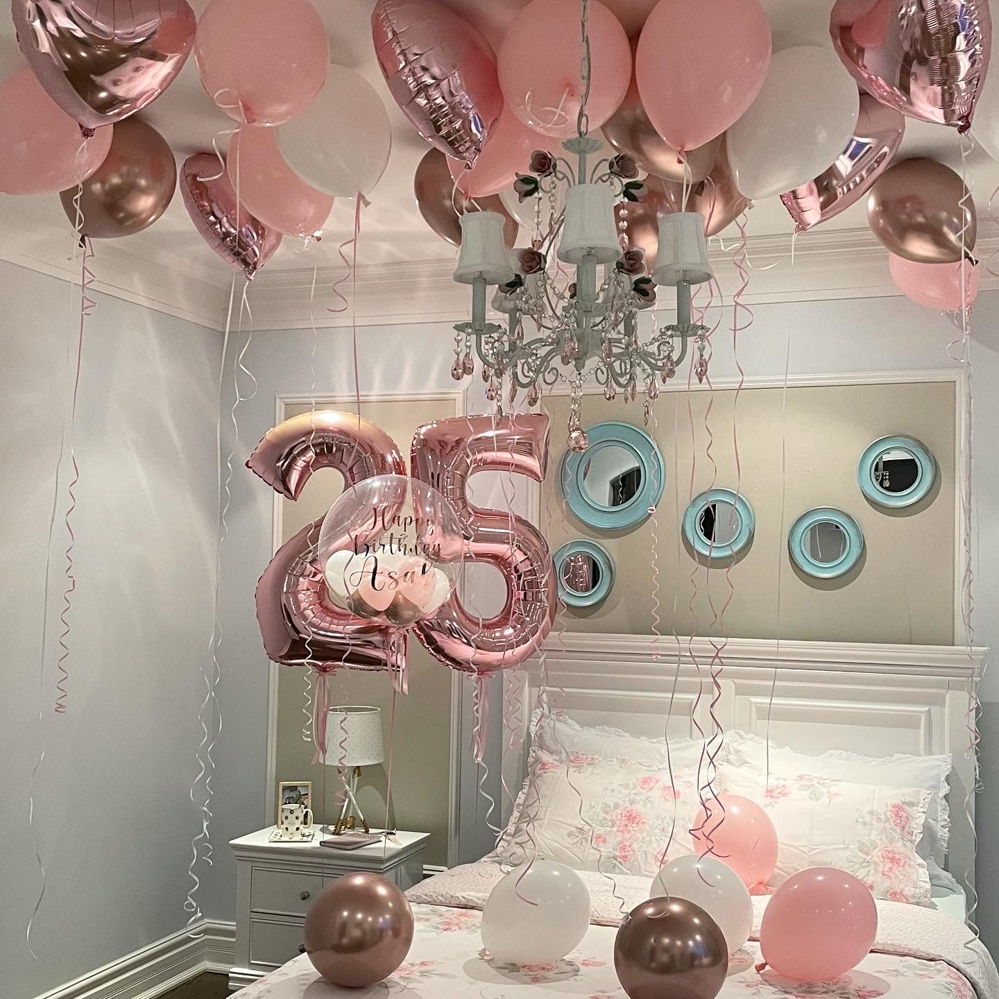 CEILING BALLOON BEDROOM SET UP 2