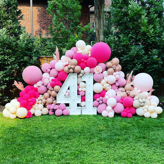BALLOON WALL AND MARQUEE NUMBERS STARTING AT $850