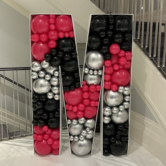 5 FT BALLOON MOSAIC $320 PER NUMBER/LETTER