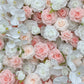 5D WHITE/PINK FLORAL WALL