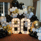 BALLOON WALL AND MARQUEE NUMBERS STARTING AT $1000