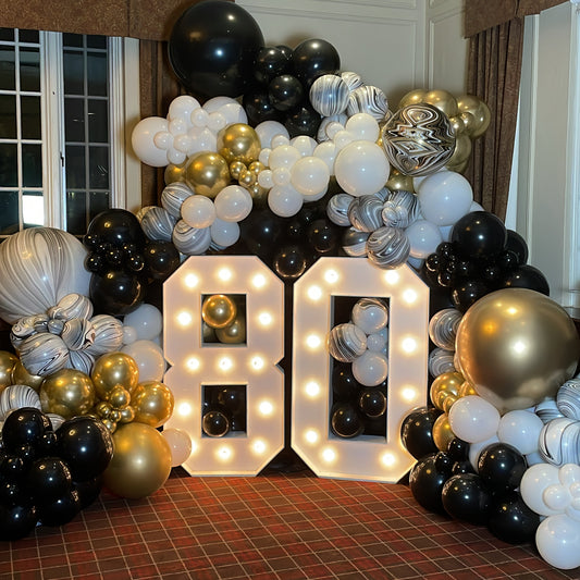 BALLOON WALL AND MARQUEE NUMBERS STARTING AT $975