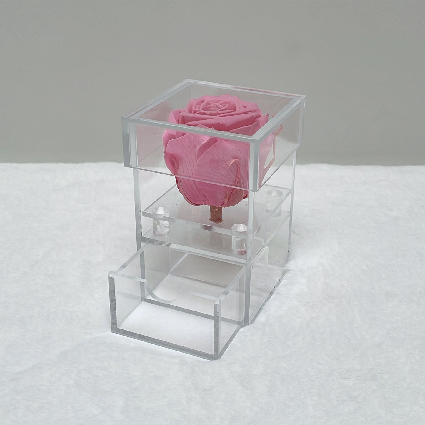 SINGLE ROSE WITH DRAWER