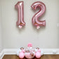 ROSE GOLD FOIL NUMBERS - DOUBLE DIGITS