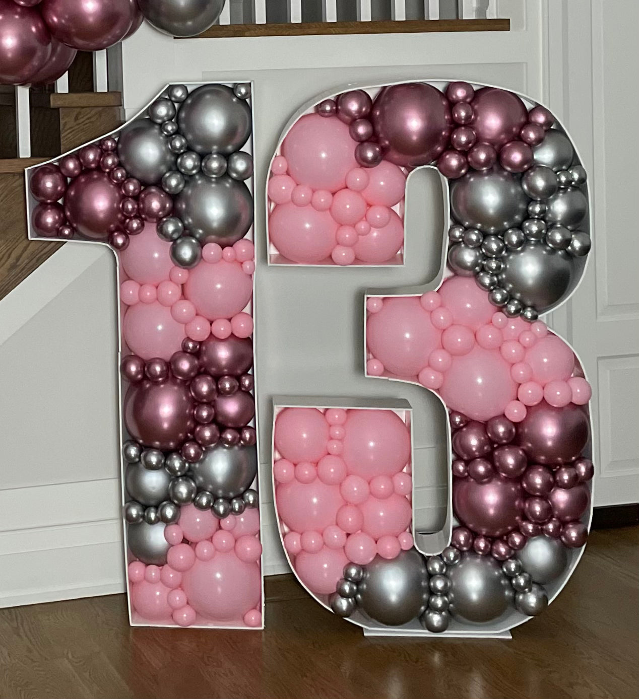 5 FT BALLOON MOSAIC $320 PER NUMBER/LETTER