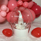 VALENTINE'S GNOME BUBBLE - WHITE